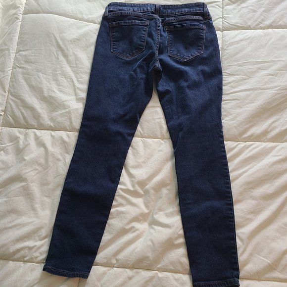 Womens Old Navy Rockstar Skinny Jeans Dark Blue - Picture 3 of 3